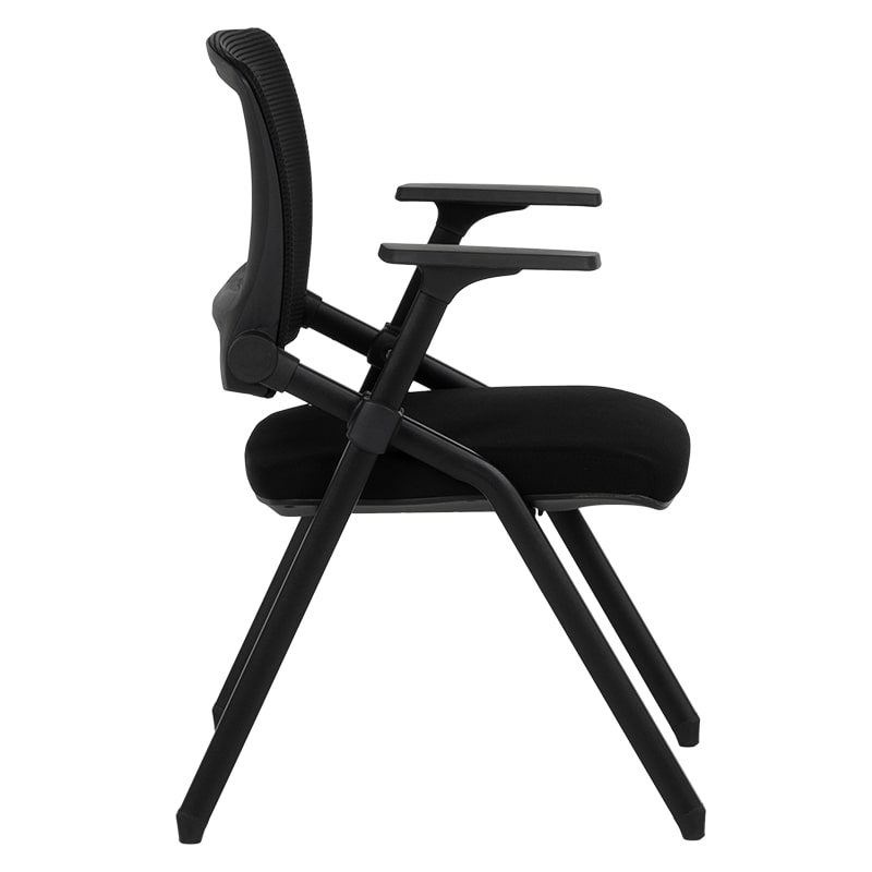 Сгъваем посетителски офис стол Carmen 1707 черен